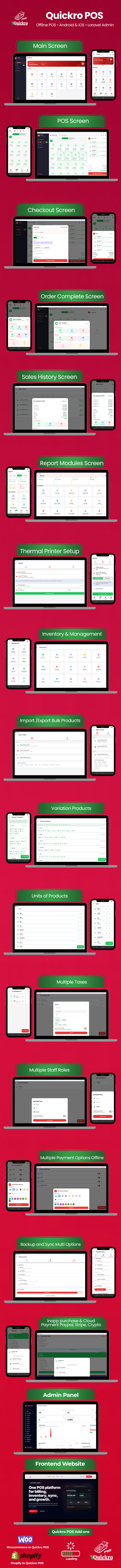 Quickro POS Flutter App (Offline + Cloud Backup) Android & IOS - 2